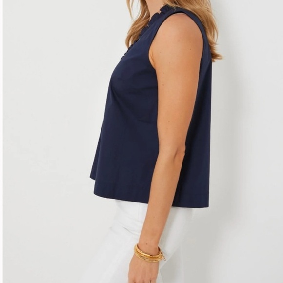 TUCKERNUCK POMANDER PLACE Veronica Top Navy XS - Picture 11 of 11